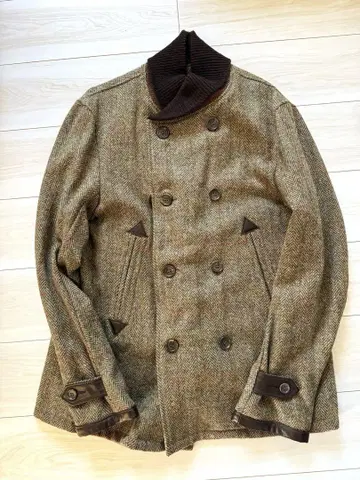 택 포함 새상품! GB SPORTS HARRIS TWEED 코트