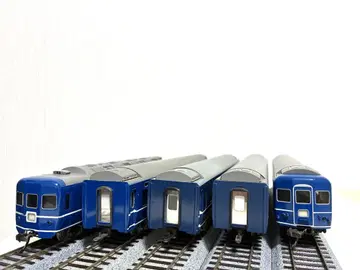 HO 게이지 24계 여객차 5량 세트 블루 트레인