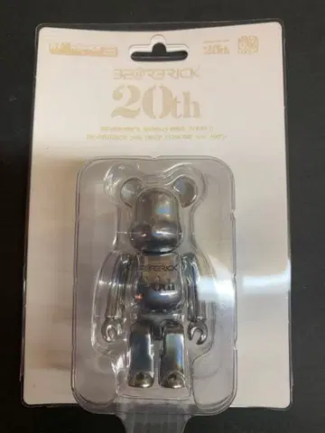 BE@RBRICK 20th DEEP CHROME Ver. 100%