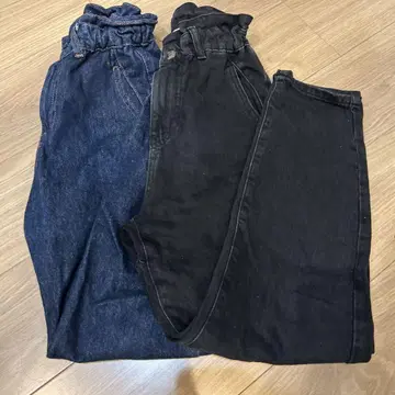 ZARA 하이웨스트 팬츠 허리밴딩 2세트