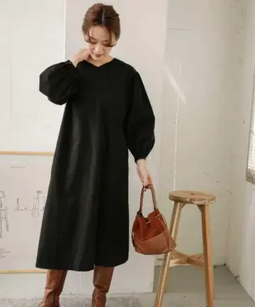 어반 리서치 도어스 개더 슬리브 A라인 원피스 마터니티 임산부