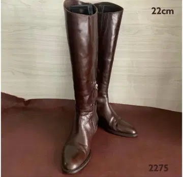 아 테스트니 다크 브라운 롱 부츠 22cm