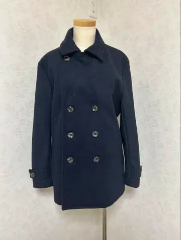 THEshopTK 더블 브레스트 피 코트 L 사이즈