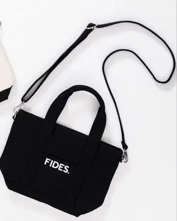 FIDES 피데스 CANVAS MINI TOTO BAG BRACK