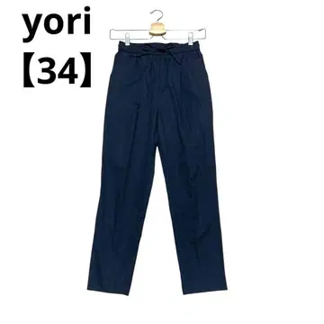 요리 마린 스틱 팬츠 린넨 혼방 허리밴딩 [ 34 ]