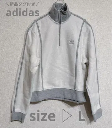 [ adidas ] 하프 지퍼 상의