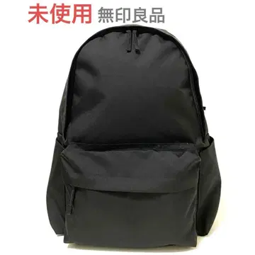 [ 미사용 ] 무인양품 어깨 부담을 줄이는 발수 럭색 블랙