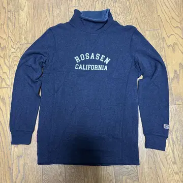 ROSASEN 네이비 터틀넥 L