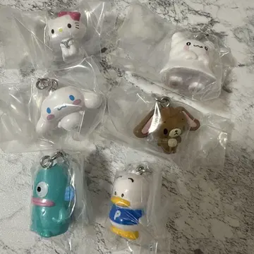 산리오 캐릭터즈 메지루시 액세서리 묶음 판매 6개 세트