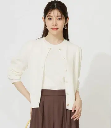 ANY SIS 레이스 디테일 가디건