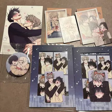 물가의 밤 트레이딩 카드 특전 거울 4컷 한국 BL 굿즈