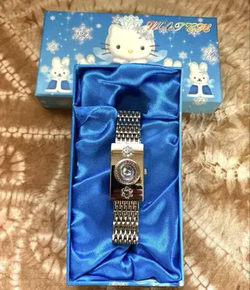 가격 인하 [ 레어! ] 헬로키티 손목시계 박스 포함 일본