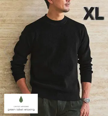 green label relaxing 긴팔 모크넥 XL