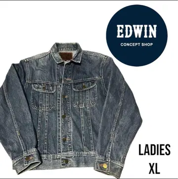EDWIN 데님 자켓 여성용 XL