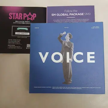 ONEW~VOICE~CD 미니 앨범 한국판 온유 오뉴