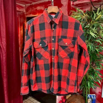 80s~ AMERICAN SPIRIT flannel shirt