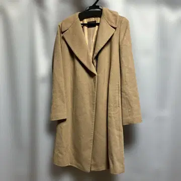 투모로우랜드 캐시미어 100% 카멜 코트