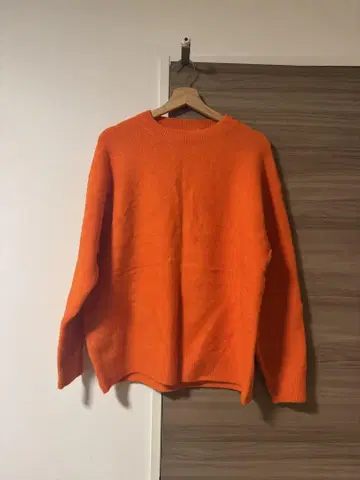 ZARA 오렌지 니트 스웨터 S