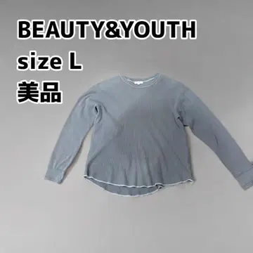 [ 새상품급 ] BEAUTY&YOUTH 서멀 티셔츠 그레이 사이즈 L