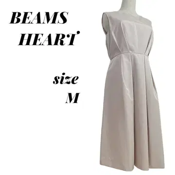 [ 미사용품 ] 빔즈 샴브레이 타프타 드레스 M 원피스