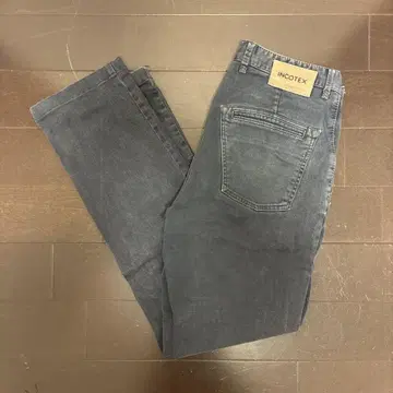 INCOTEX 그레이 데님 팬츠 슬림 핏