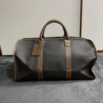 던힐 보스턴 백 대용량 수학여행 레트로 골드 컬러 금장 장식