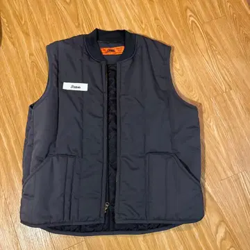 CINTAS 블랙 다운 베스트 XL-RG
