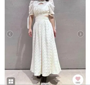 snidel 스위칭 데콜테 오픈 원피스 1 스나이델