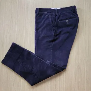 와인 레드 코듀로이 슬랙스 Equipage