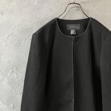 ANN TAYLOR 자켓 관혼상제 포멀 버튼리스 블랙 LO31