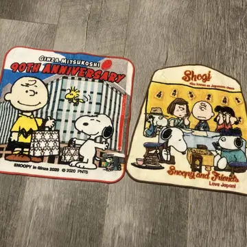 새상품급! 한정판! 스누피 미니 타월 SNOOPY in 긴자 2020