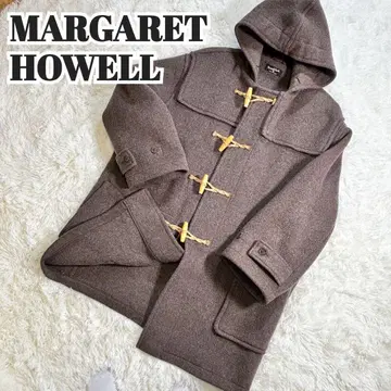 [ 레어 ] 더플 코트 빅 실루엣 두꺼운 원단 울 영국제 브라운