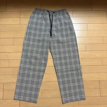 Bertha 체크 와이드 팬츠