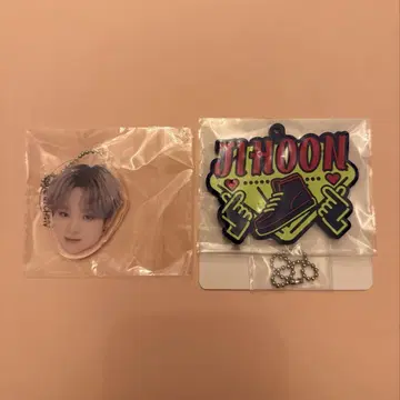 treasure 캡슐 토이 얼굴 아크릴 키링 지훈 reboot 스트랩