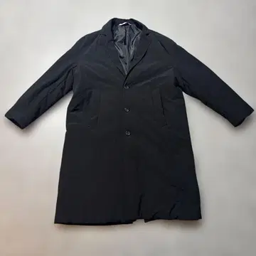 ZARA 자라 남성용 퍼프 체스터 코트 블랙 M 사이즈