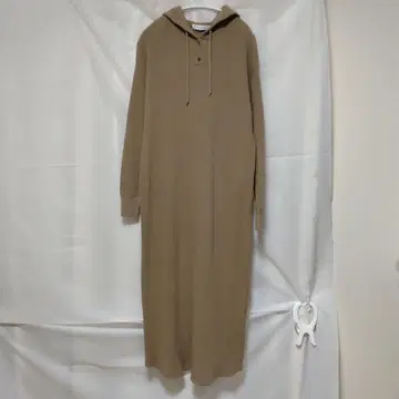 어반 리서치 여성용 원피스 후드 부착 와플 니트 원피스
