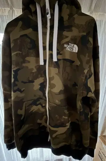 THE NORTH FACE 카모플라쥬 후드티 L