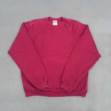 80s TULTEX 와인 레드 무지 맨투맨 구제 의류 빈티지