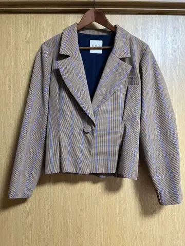 Sea New York 씨뉴욕 브라운 계열 체크 자켓