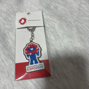 오사카 만박 미야쿠미야쿠 캐릭터 컷 메탈 프린트 키링