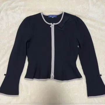 M's GRACY 엠즈 그레이시 가디건 더블 지퍼 리본