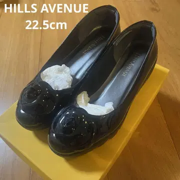 Hills Avenue 블랙 통굽 펌프스 꽃 새상품급