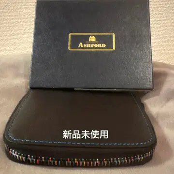 Ashford 블랙 가죽 명함지갑