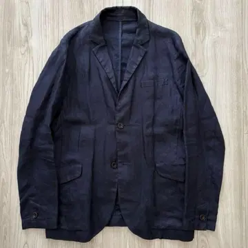 MARINERO quadro 린넨 100% 자켓 M 네이비 2