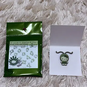 오사카 만박 일본관 한정판 모 키티 핀 배지