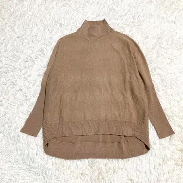 [ 새상품급 ] SCOT CLUB soeur7 돌먼 슬리브 니트 하이넥