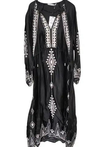 ZARA 자수 블랙 롱 원피스 S 사이즈