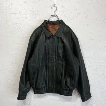 구제 의류 80's 90'sVintage A-2형 가죽 자켓 빅 실루엣