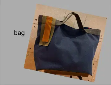 빈티지풍 원단과 아프리카 원단의 콜라보 ~파문 PB~ 큰 bag