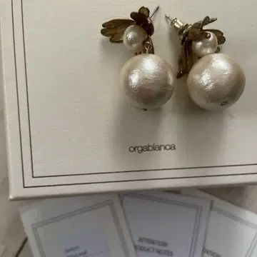 orgablanca 펄 귀걸이